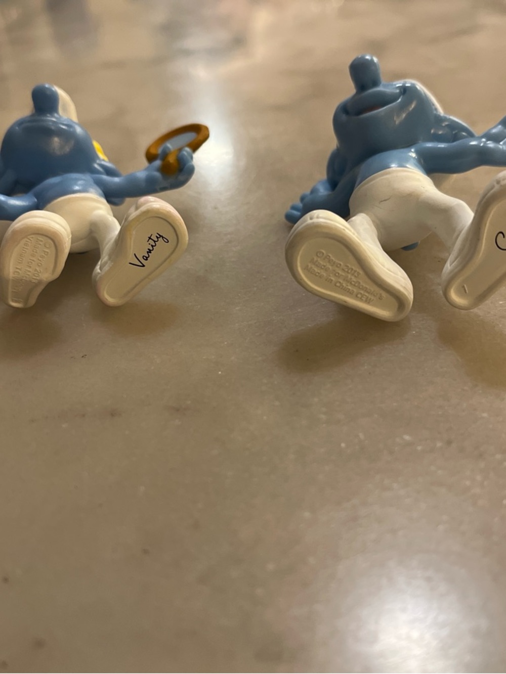 Smurfs Vintage Blue PVC Figure Lot - 2 Pieces - Picture 2 of 3